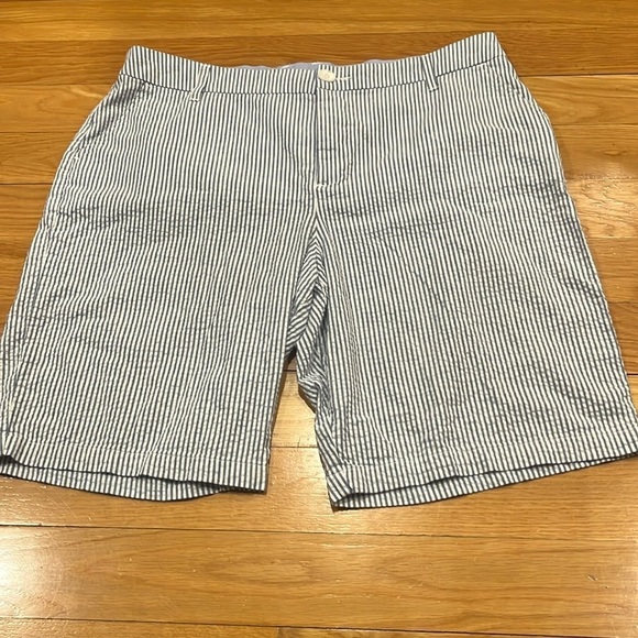 croft & barrow Pants - Croft & Barrow striped effortless stretch shorts size 14 .